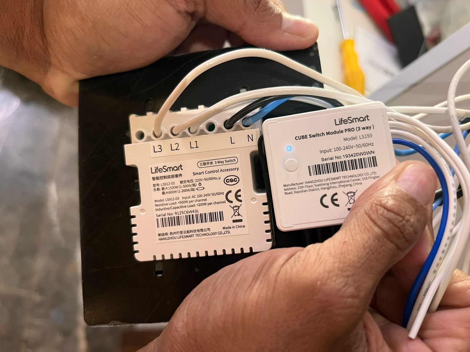 Instalação de Módulo de Automação LifeSmart